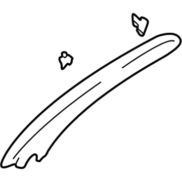 Pontiac 25702268 Windshield Pillar Trim