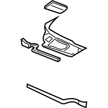 Cadillac 15265206 Cowl Grille