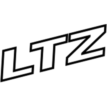 GM 15265231 Nameplate, Rear GM 15265231 Nameplate, Rear