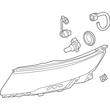 Chevy Volt Headlight - 22902126