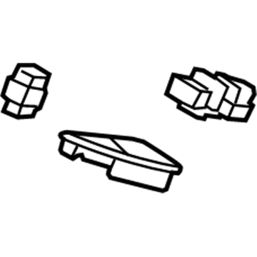 GM 22677846 Switch Panel, Gray, Passenger Side