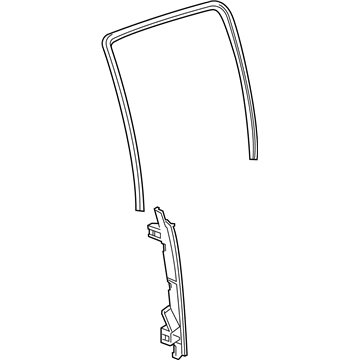 GMC Canyon Weather Strip - 84468404