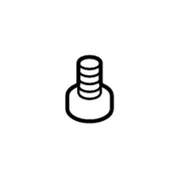 GM 11097231 Sunvisor Mount Bolt, Top GM 11097231 Sunvisor Mount Bolt, Top