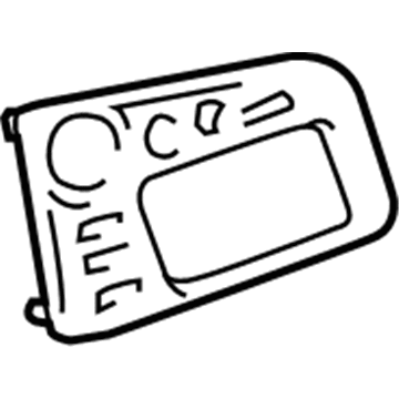 GM 88970554 Radio Bezel GM 88970554 Radio Bezel
