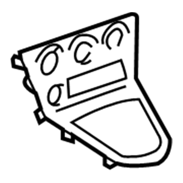 GM 88970556 Center Bezel