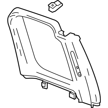 GMC 15843200 Upper Trim