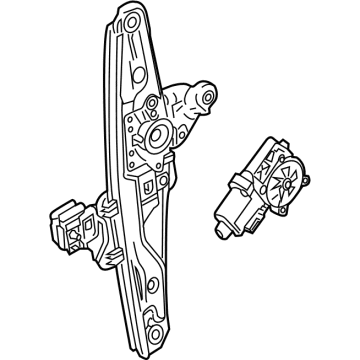 Cadillac Window Regulator - 84898055