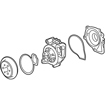 Buick 12630084 Water Pump Assembly