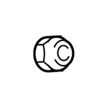 Chevy 11609411 Splash Shield Nut