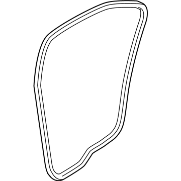 Pontiac Weather Strip - 25927472