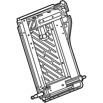 GM 13588436 Seat Back Panel, Rear Driver Side