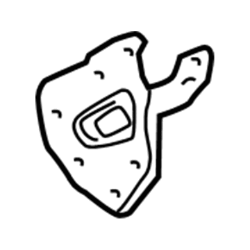 Pontiac 88971503 AM/FM Cd Mount Bracket