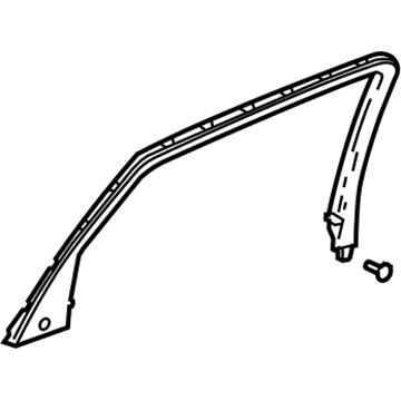 Cadillac SRX Door Moldings - 20889033