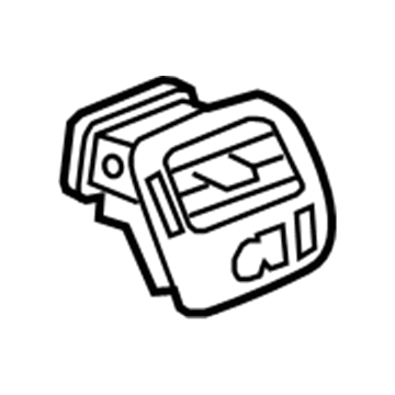 GM 22878230 Air Outlet, Black, Passenger Side GM 22878230 Air Outlet, Black, Passenger Side