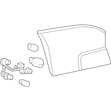 GMC Terrain Tail Light - 20845443