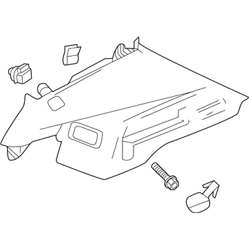 Chevy 42660096 Upper Quarter Trim