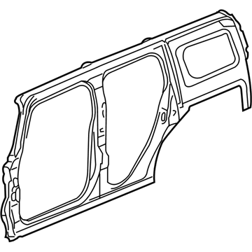 GM 20801598 Uniside Panel, Rear Outer Driver Side