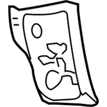 Pontiac 88969716 Center Panel