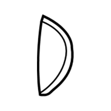 GM 20872003 Side Cover, Titanium, Passenger Side GM 20872003 Side Cover, Titanium, Passenger Side