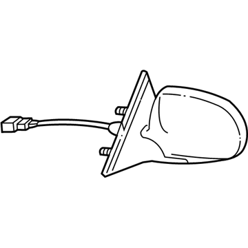 Chevy Blazer Side View Mirrors - 15151120