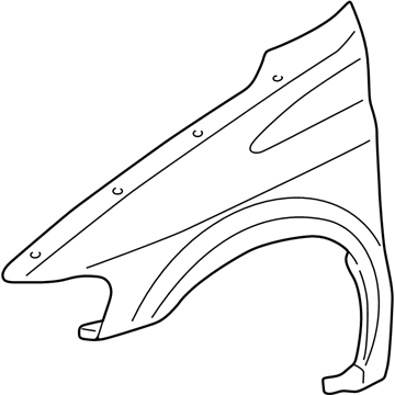 GM 12529745 Fender, Front Driver Side