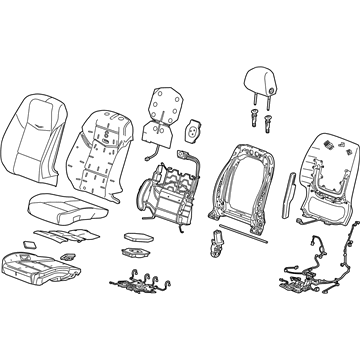 Cadillac 23108788 Seat Assembly