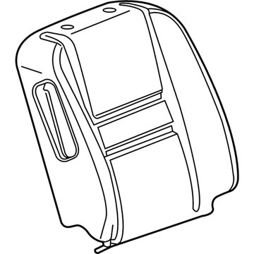 GM 19122988 Seat Back Cover, Passenger Side