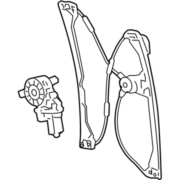 2012 Buick Regal Window Regulator - 20952453