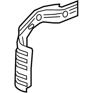 Cadillac 23196725 Rail Reinforcement