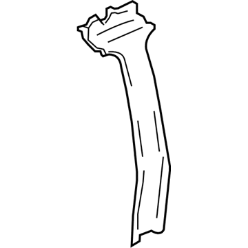 GM 15299930 Center Pillar, Passenger Side