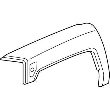 GM 15852184 Flare, Front Passenger Side