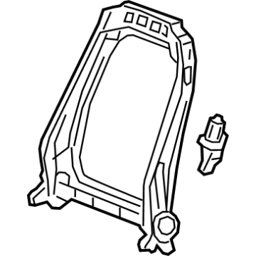 Cadillac 13526518 Seat Back Frame