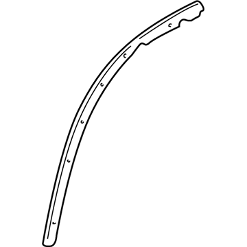 2002 Pontiac Bonneville Weather Strip - 25766908