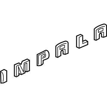 2020 Chevy Impala Emblem - 84445338