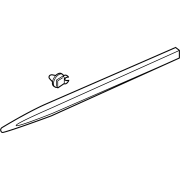 Chevy Impala Door Moldings - 22795517