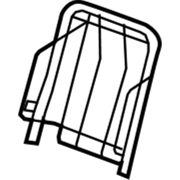 Hummer 10388082 Seat Back Frame