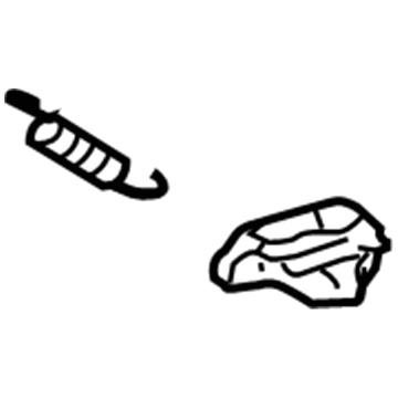 2004 Pontiac Vibe Hood Cable - 88973399