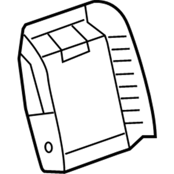 Saturn 15294125 Seat Back Panel
