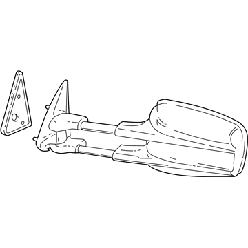 GMC Sierra 2500 Side View Mirrors - 15172059