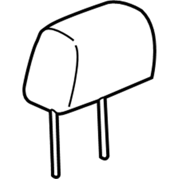 GM 23174187 Seat Back Cover, Front GM 23174187 Seat Back Cover, Front