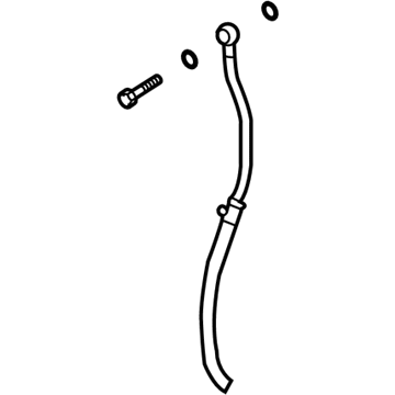 Chevy Aveo5 Oil Cooler Hose - 96536664