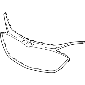 GM 84473292 Grille Surround, Front