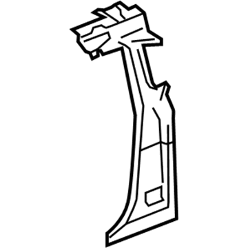 GM 22818706 Inner Lock Pillar, Center Passenger Side