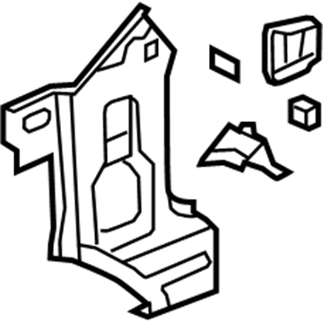 GM 22867323 Inner Hinge Pillar, Front Passenger Side GM 22867323 Inner Hinge Pillar, Front Passenger Side