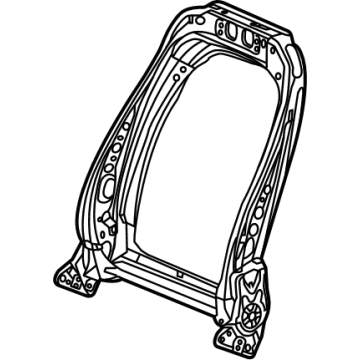 Cadillac 13526518 Seat Back Frame