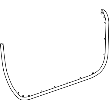 2007 Cadillac XLR Weather Strip - 10379990