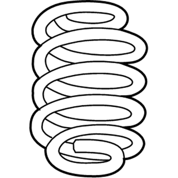 GM 42662750 Coil Spring, Rear