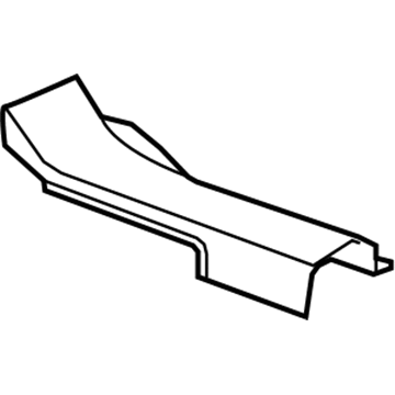GM 20907097 Rear Sill Plate, Driver Side
