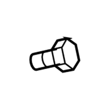 Chevy 15845031 Fuel Door Bumper