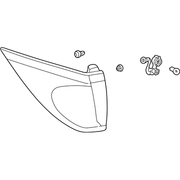 Buick Rendezvous Tail Light - 10320221